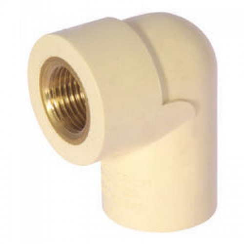 Prince Smartfit CPVC Female Threaded Elbow, Dia: 1x1/2 Inch